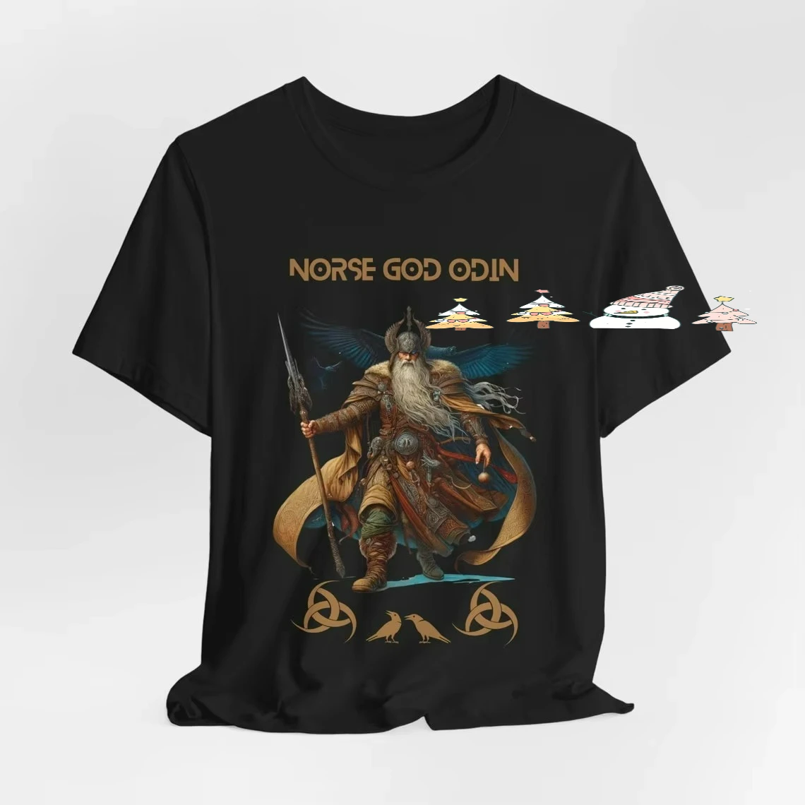 Norse God Nordic warriors Pagan Myth Warrior Valhalla T-Shirt 100% Cotton O-Neck Summer Short Sleeve Mens T-shirt Size S-3XL