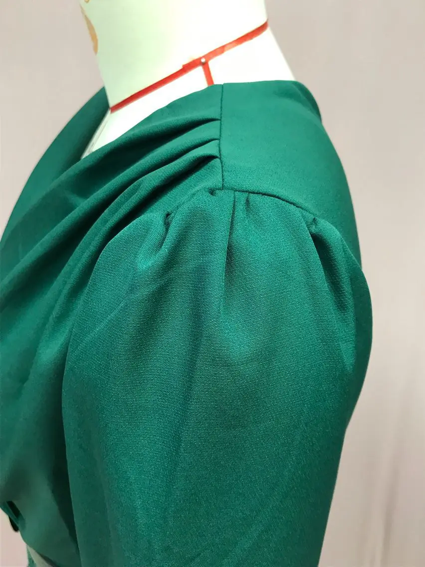 jumpsuit Women Spring Autumn, High-end V-neck Long Sleeved Shirt, Elegant Temperament, Cinched Waist, Sequins, French Wide Legs