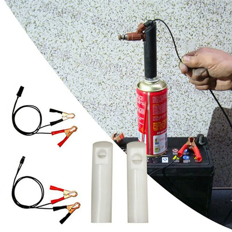 A21F-Auto Car Fuel Cleaning Injector Flush Cleaner Wash Adapter Cleaning Tool Set Nozzle Cleaning Tool Set Car Wash Tool view 6