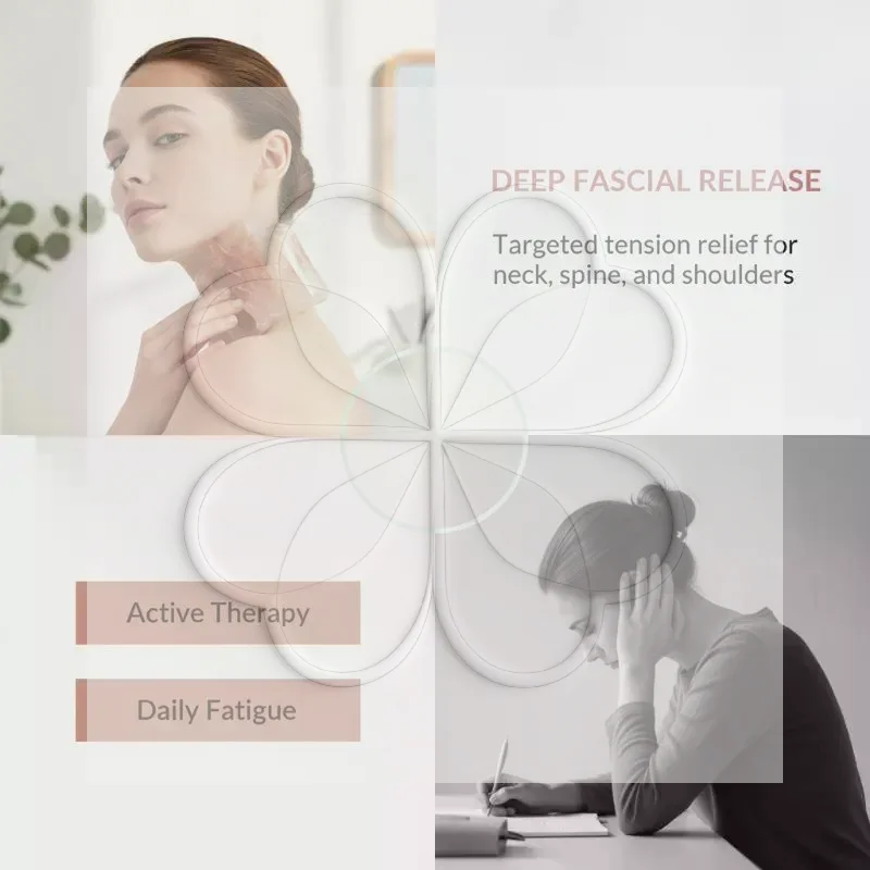 1PCS Double Push Resin Massage Comb Back Waist Gua Sha Device Shoulder Neck Gua Sha Stick Meridian Dredging Stick Massage Tool