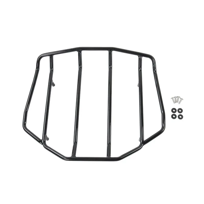 For Touring Electra Glide CVO Road Glide ST Compatible Motorcycle Rear Rack Top Case Carrier Trunk Luggage Shelf