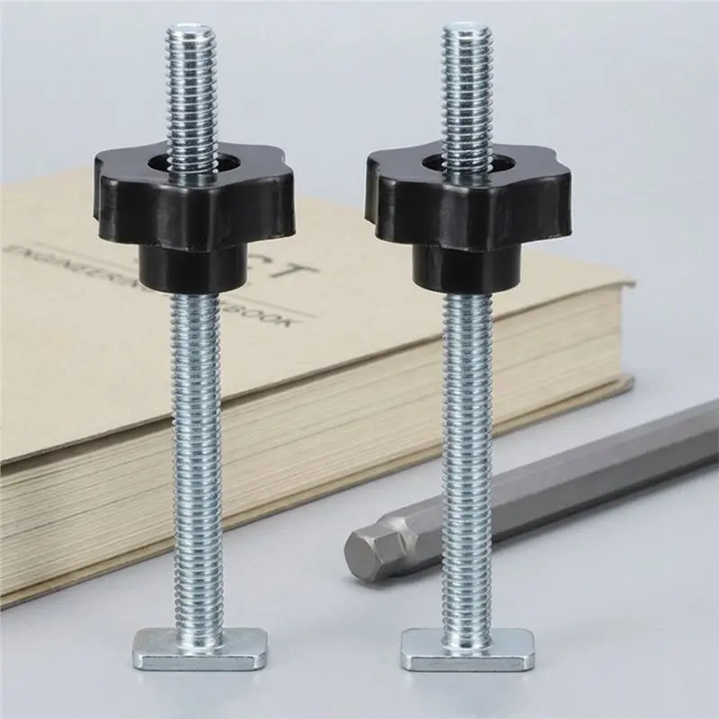 m12k-t-ネジとプラスチックノブナット-t-スロットスライダーマイタージグネジ固定具ワークベンチ-t-スロット用