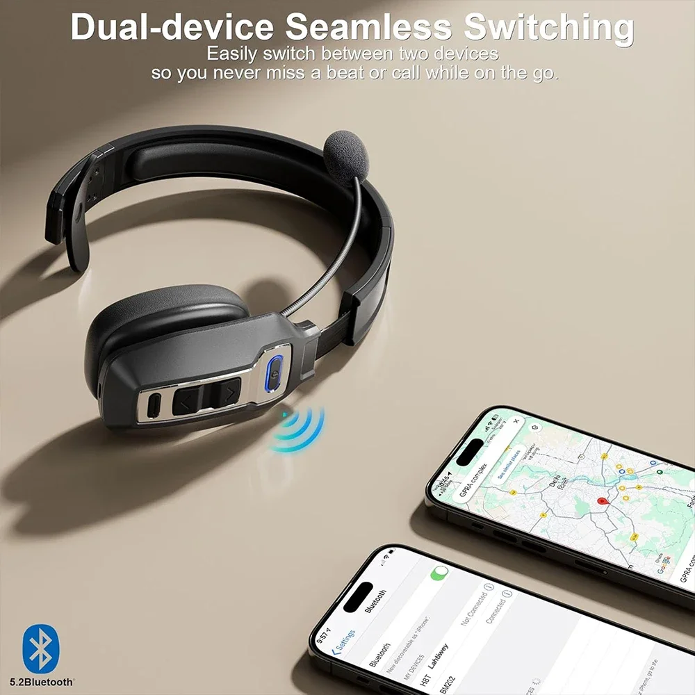 

Business Bluetooth Earphones With Intelligent Noise Cancellation A Wireless Headset For Driving Lightweight And Comfortable