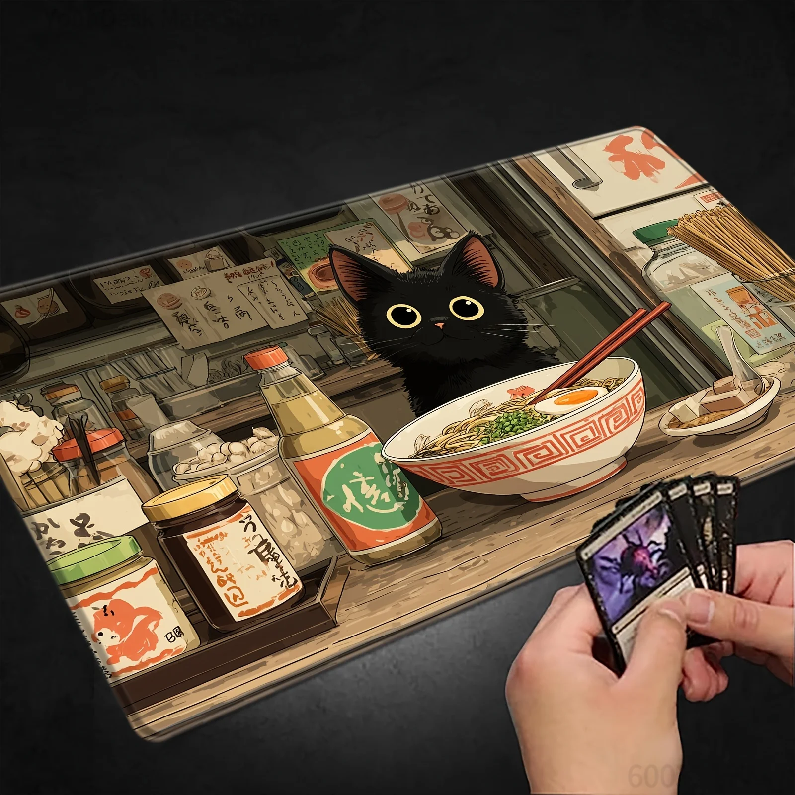 日本のラーメン屋黒猫マジックパーティーゲームマット耐久性のあ - Party Games Shop のレビューと価格