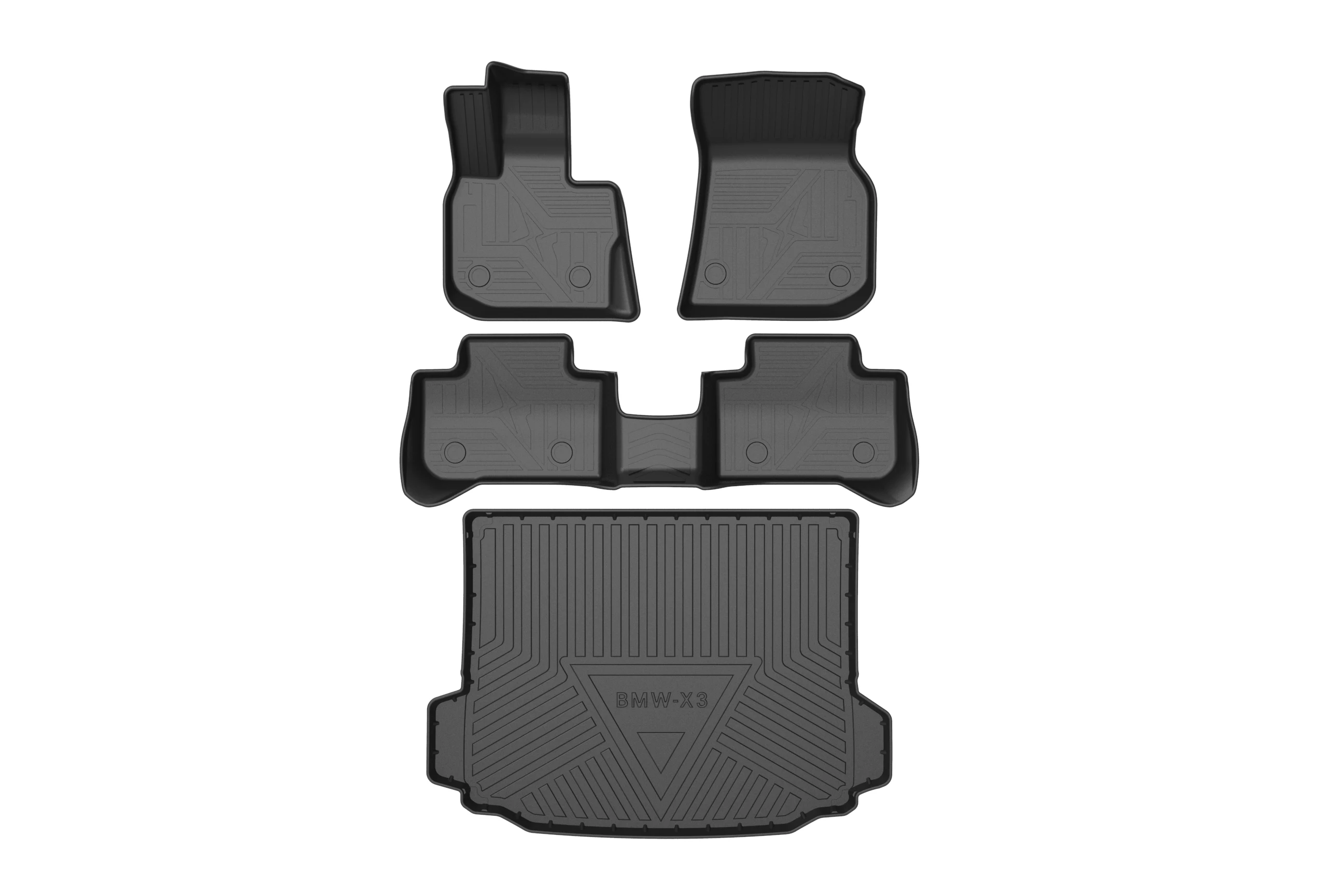 

Rubber Car Mat For BMW X3 IX3 2018-2023 Carpet Waterproof Protect Interior Accessories TPE Car Floor Mats