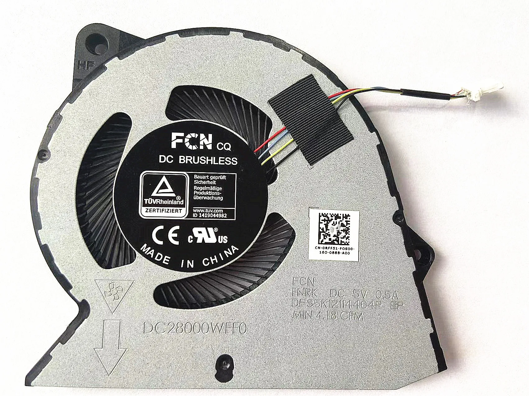 

New Original Laptop CPU Cooling Fan For DELL Vostro 3510 Inspiron 3511 3515 0RFF51