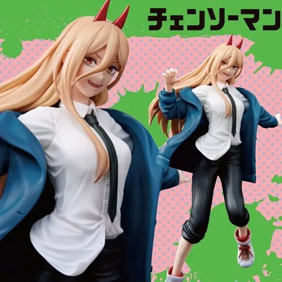 

Judai Original Taito Chainsaw Man Power Pawaa Blond Fiend PVC Action Figure Model Doll Toys