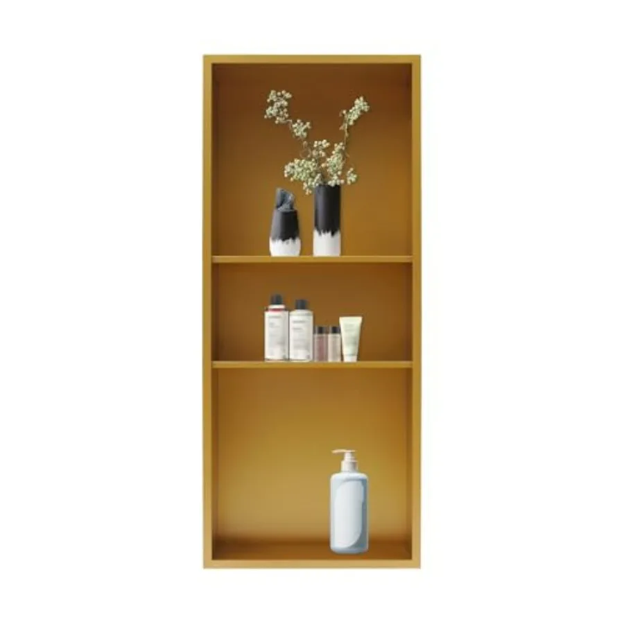 

Встраиваемая ниша для душа из нержавеющей стали 304, 12 x 29/30, 3-уровневая, без необходимости укладки плитки, настенная полка для ванной комнаты, органайзеры и аксессуары