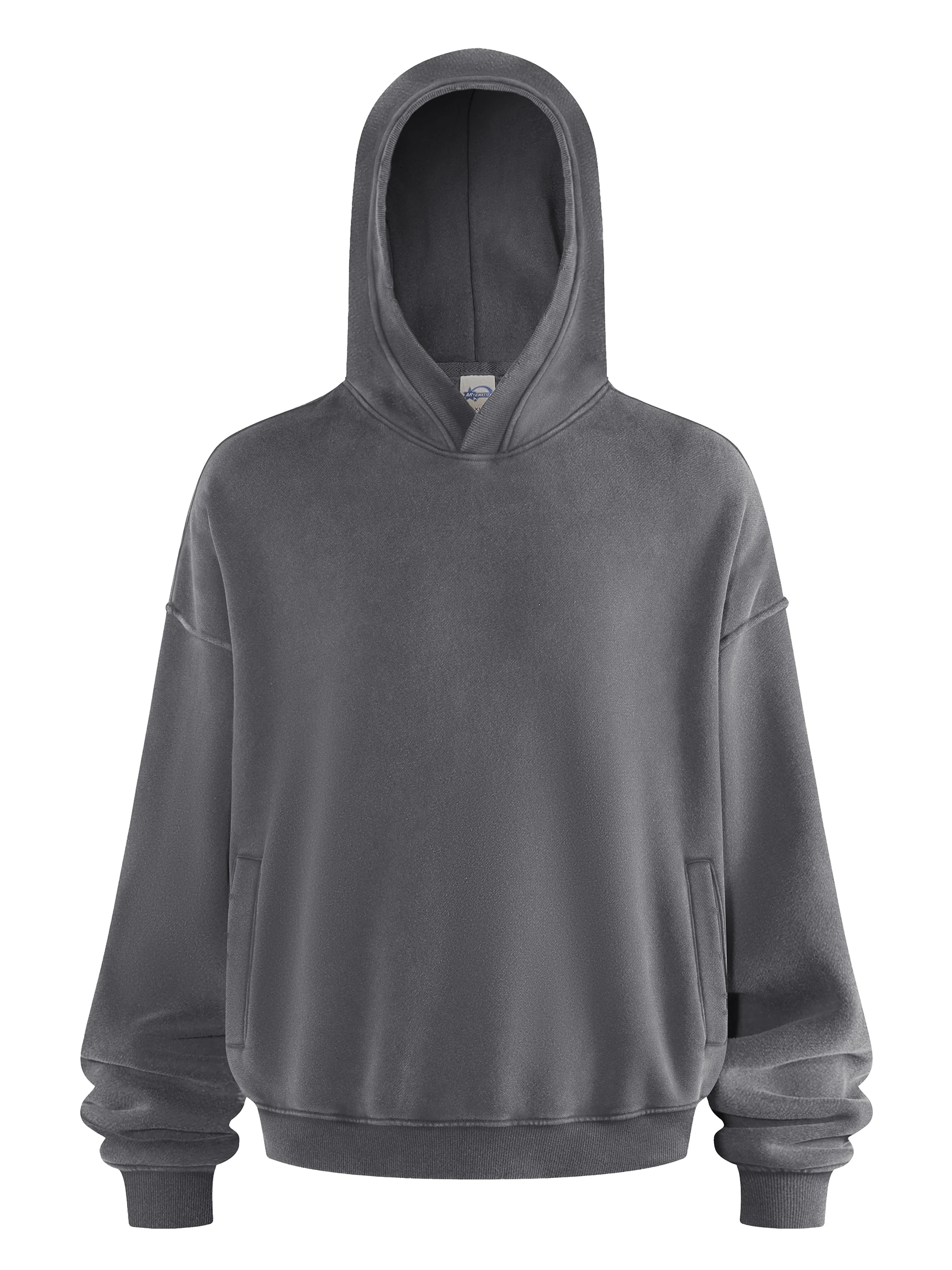 Fashion Trend American Style Casual Hooded Pullover Long Sleeve Sweatshirt Loose Retro Autumn Stylish Thickened Jacket for Men