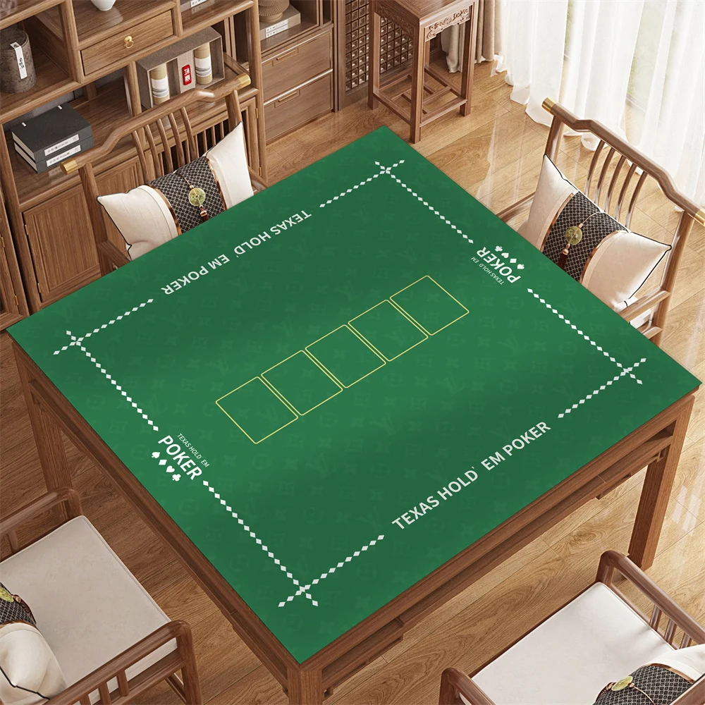 

Large-sized Professional Non-slip Texas Hold'em Poker Mat Casino Table Cloth Majong Board Game Table Mats Poker Game Mat
