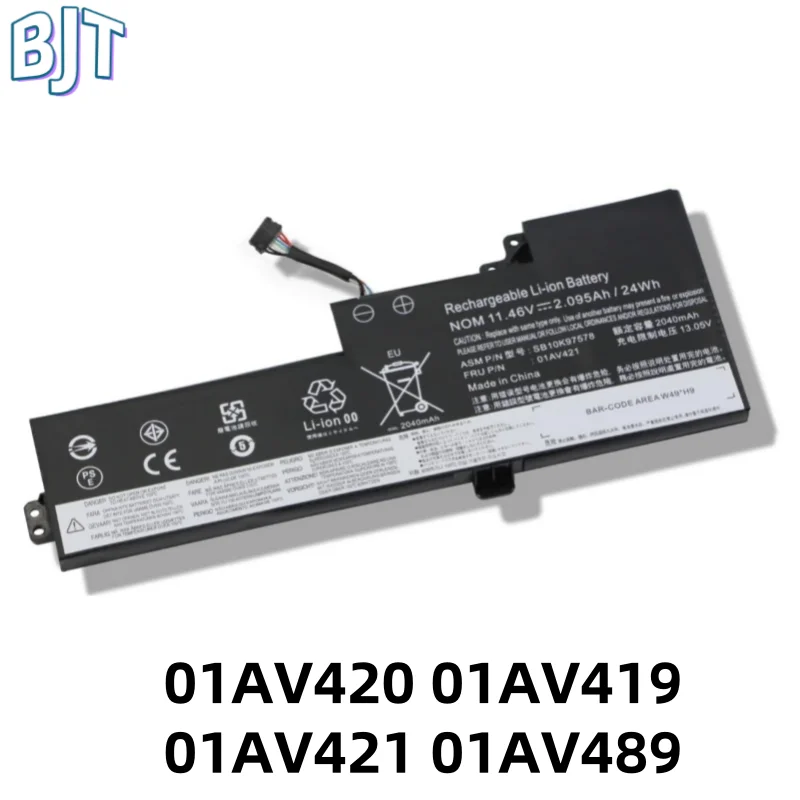 

3Cell New 01AV420 01AV419 01AV421 01AV489 Laptop Battery For Lenovo ThinkPad T470 T480 Series SB10K97577 SB10K97578 SB10K97576