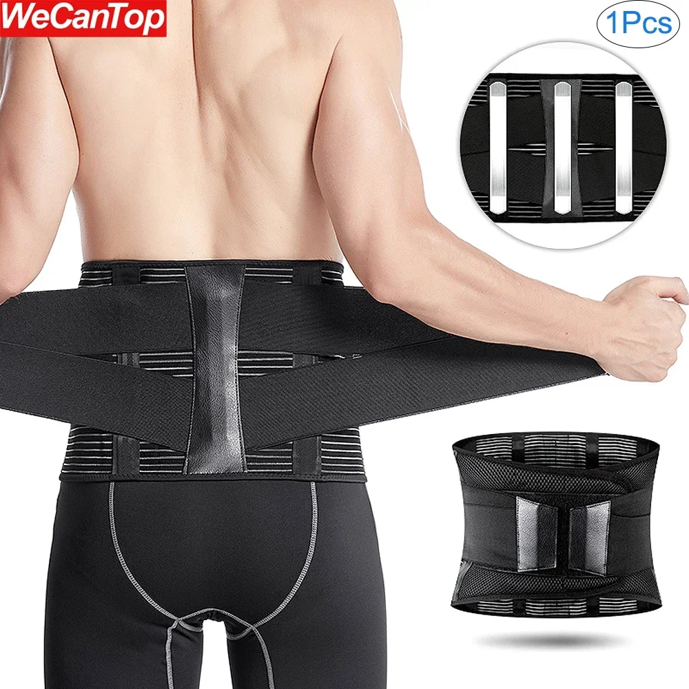 1Pcs Back Brace for Lower Back Pain Relief with 6 Stay,Adjustable Back Support Belt for Women Men,Sciatica,Sports,Herniated Disc