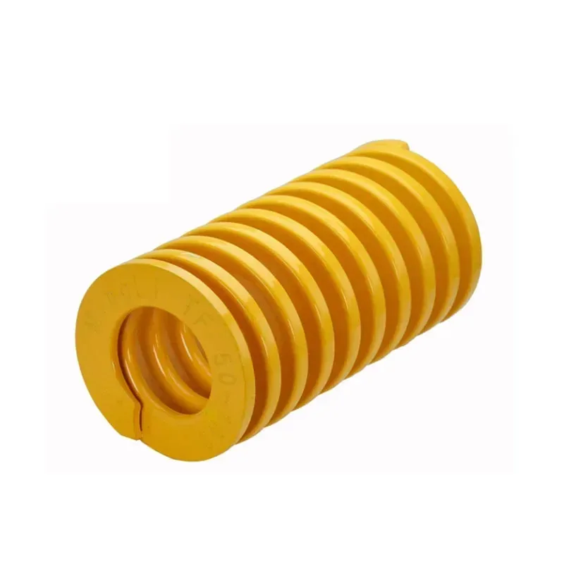 Yellow Small Load Compression Die Spring and Manganese Steel U Shaped Anti Loose Clamp for Mold and Bearing OD 6-50mm M4-M16