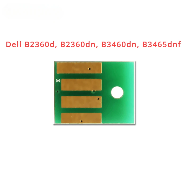 1 x czip tonera do napełniania Dell B2360d, B2360dn, B3460dn, B3465dnf (8,500 stron)