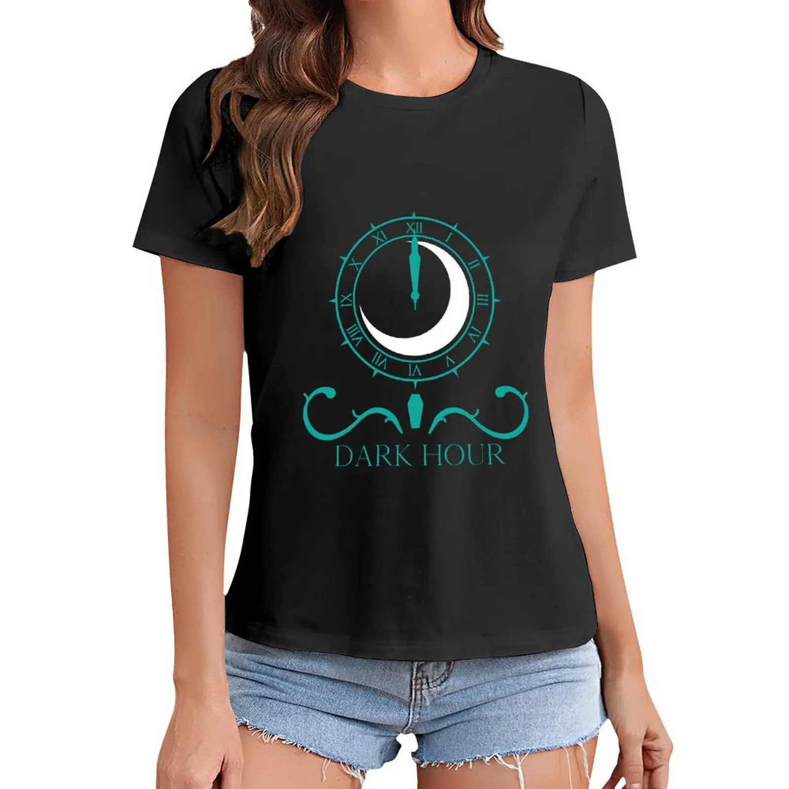 

Dark hour 3 T-Shirt summer tops summer clothes Women's t-shirt