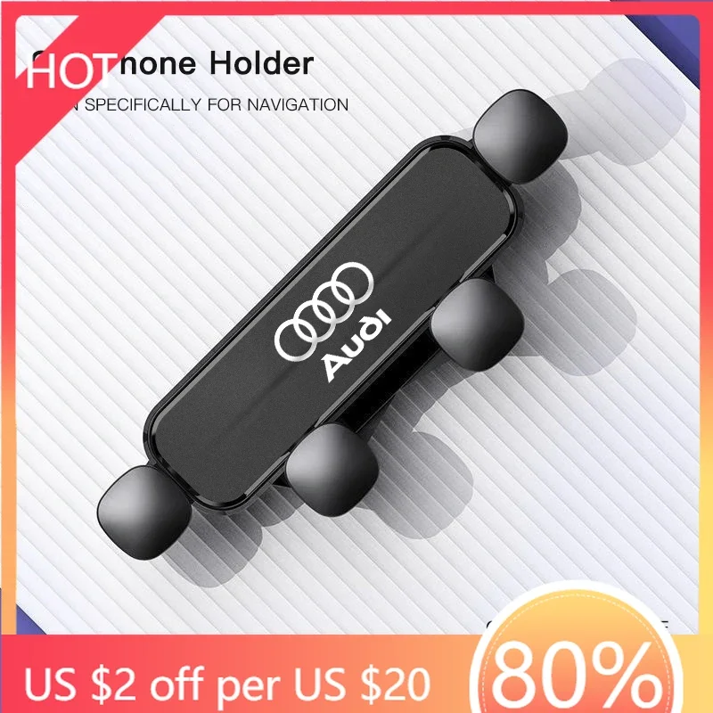 

Автомобильный держатель для мобильного телефона с возможностью горячей гравитации 2025 года, кронштейн для GPS-навигации для Audi A7 A3 A4 A6 A5 Q5 A1 Q7 Q3 Q4 TT SQ5 RSQ3 RSQ8 S3 S4 RS
