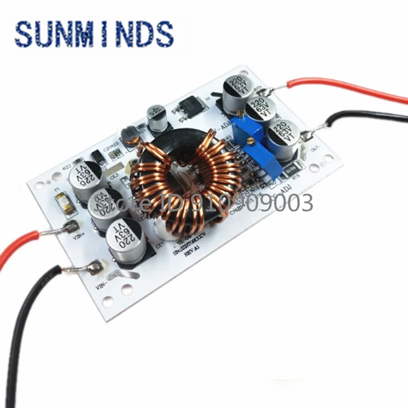 Convertidor de refuerzo de DC-DC de placa de aluminio de 600W, módulo de fuente de alimentación de corriente constante ajustable de 10A, controlador Led para Arduino