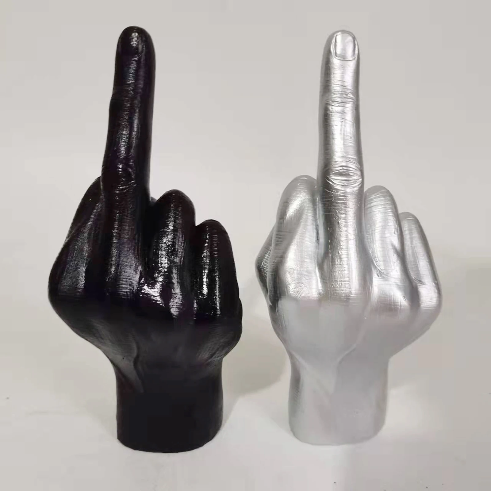 Middle Finger Statue Resin Ornaments Cute Lovely Classic Ornament Gifts Craft Home Decor Supplies