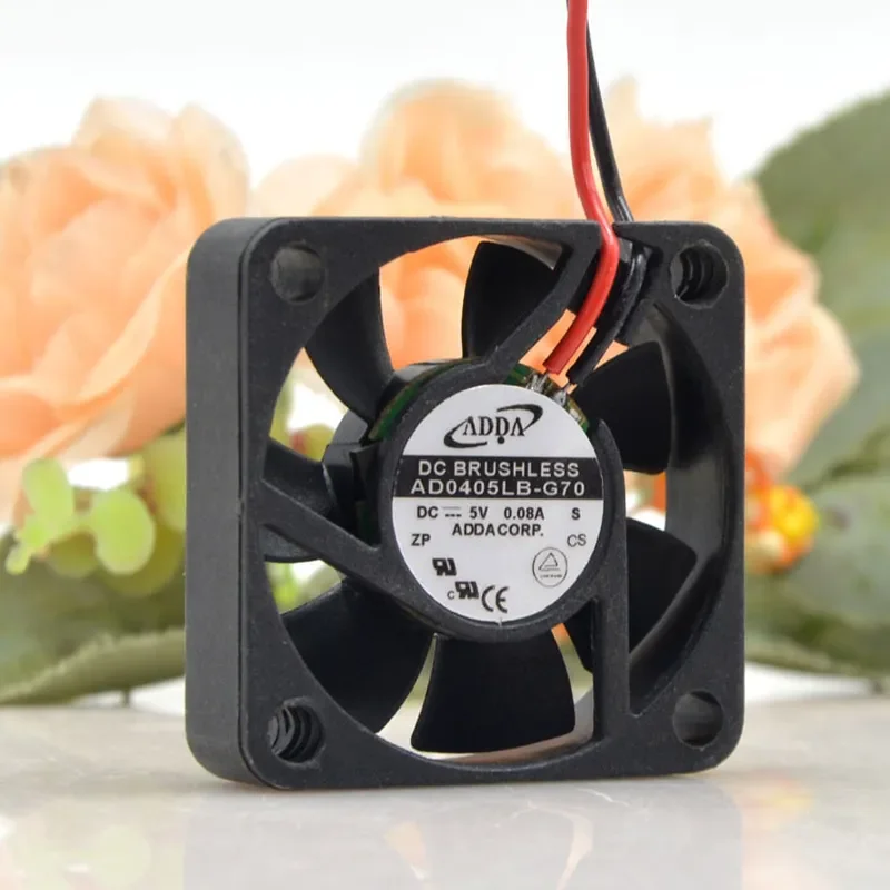 for ADDA AD0405LB-G70 5V 0.08A 40mm 4010 2-Wire Double Ball Bearing Cooling Fan