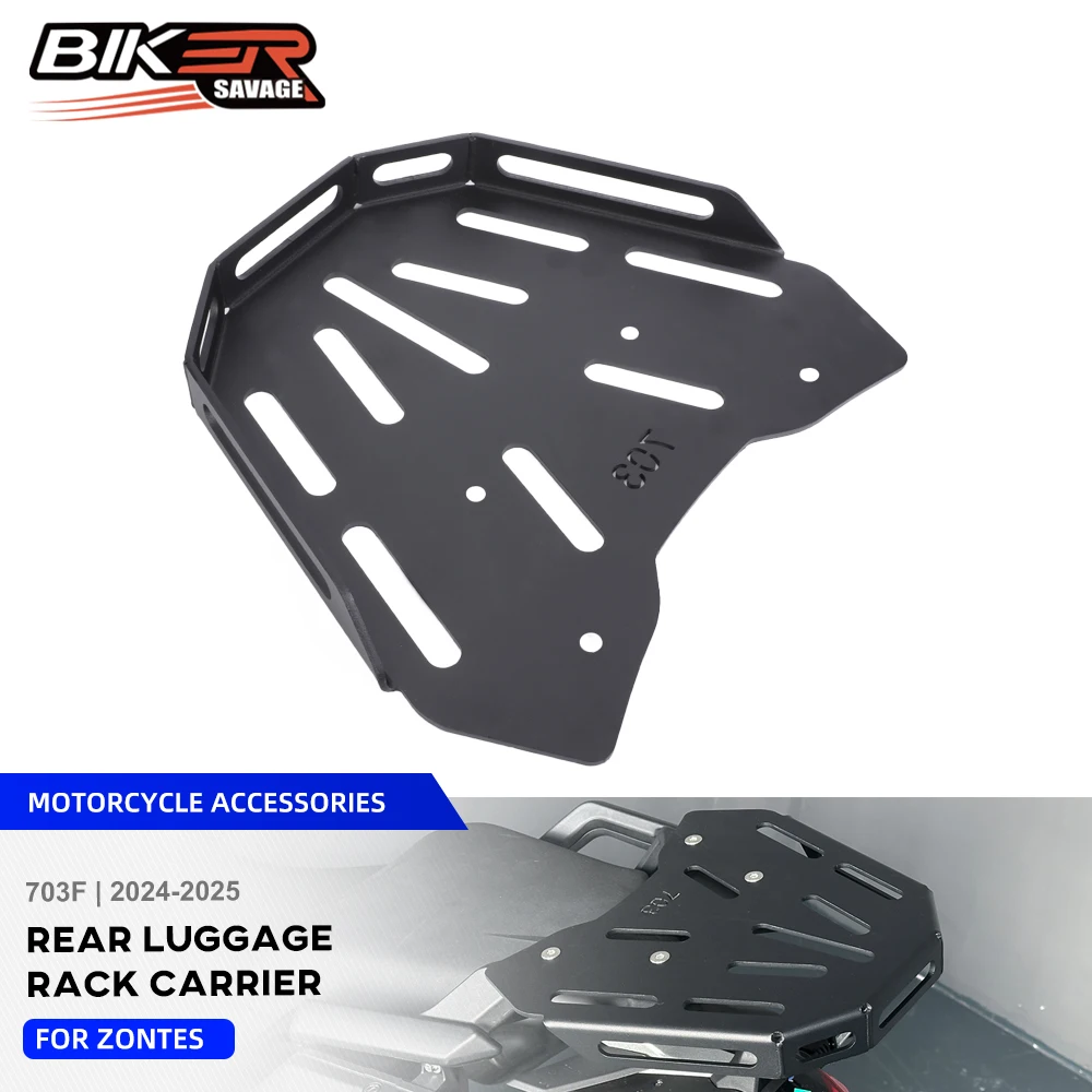 

For ZONTES 703F Rear Luggage Carrier Rack 703 F 2024-2025 Storage Box Shelf Bracket Tail Cargo Support Motorcycle Accessories