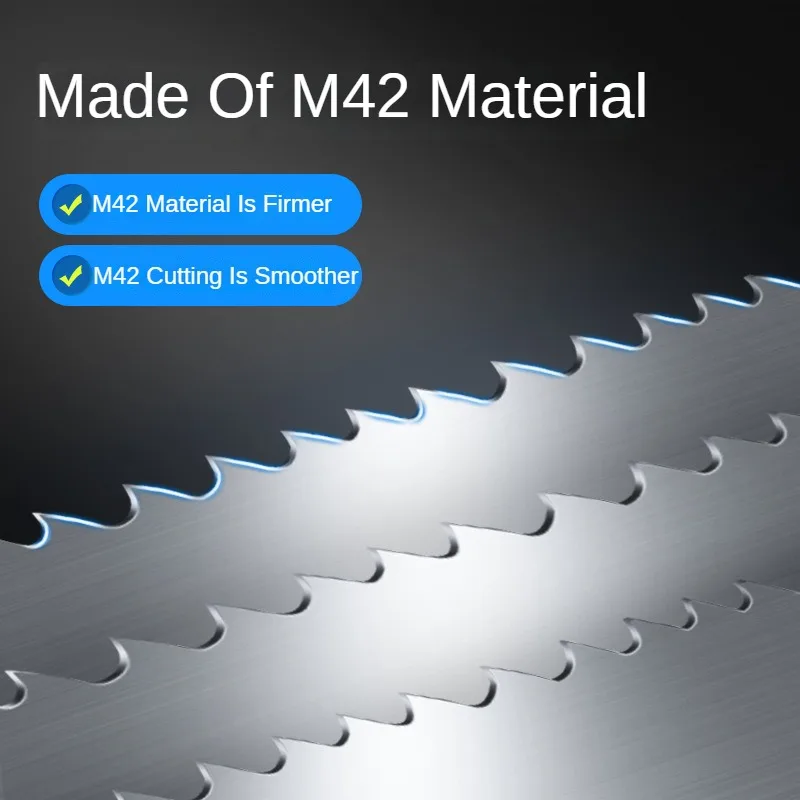 （Customizable） Multipurpose 3pcs M42 Bi-metal Band Saw Blade for Metal Cutting - 2240mm * 13mm * 0.6mm