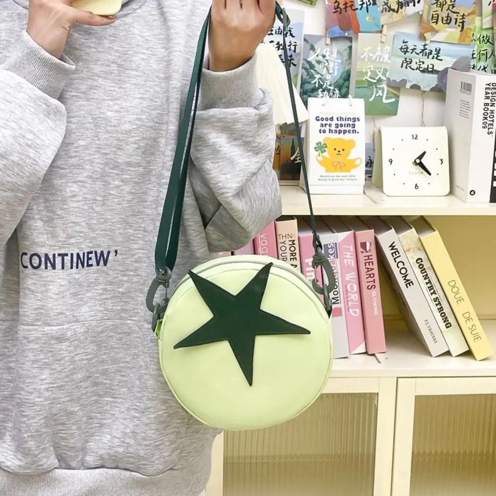 Message Bag Tomato Shape Crossbody Bag Harajuku Solid Color Funny Shoulder Bag Korean Style Casual Mobile Phone Pack Travel