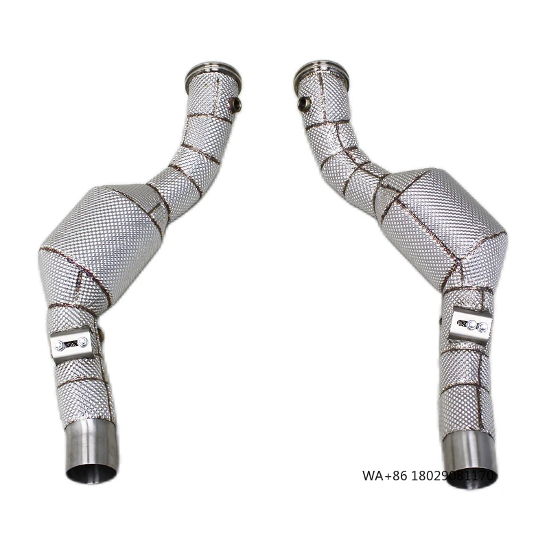 

Выхлопная система с катализатором для Quattroporte 3.0T 2013+, водосточная труба из нержавеющей стали с высоким расходом