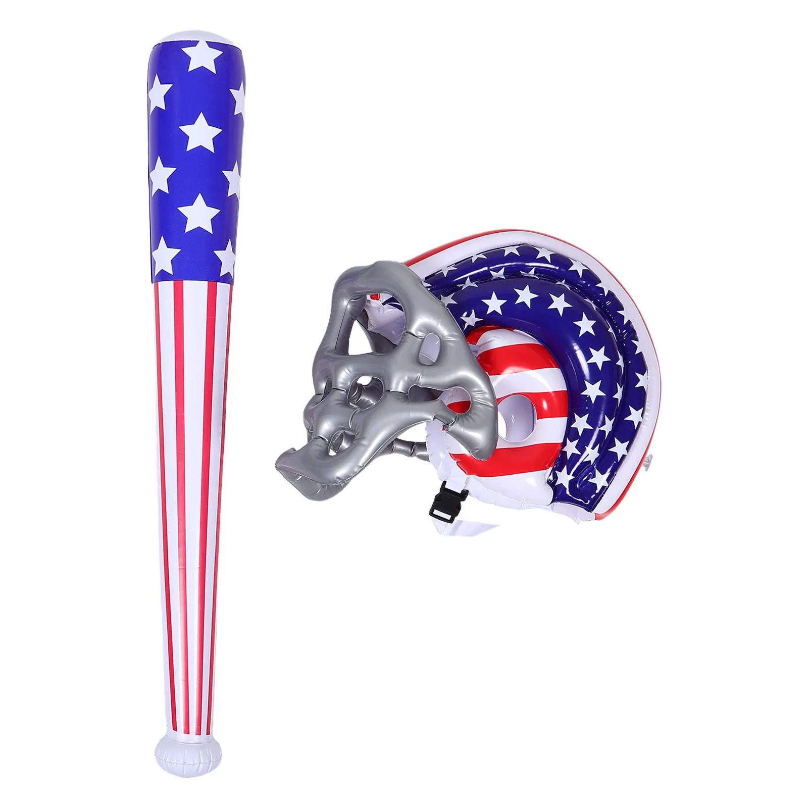 Faveurs de fête de Baseball, batte gonflable, drapeau américain, fournitures à thème sportif, prix de carnaval, sac à cadeaux