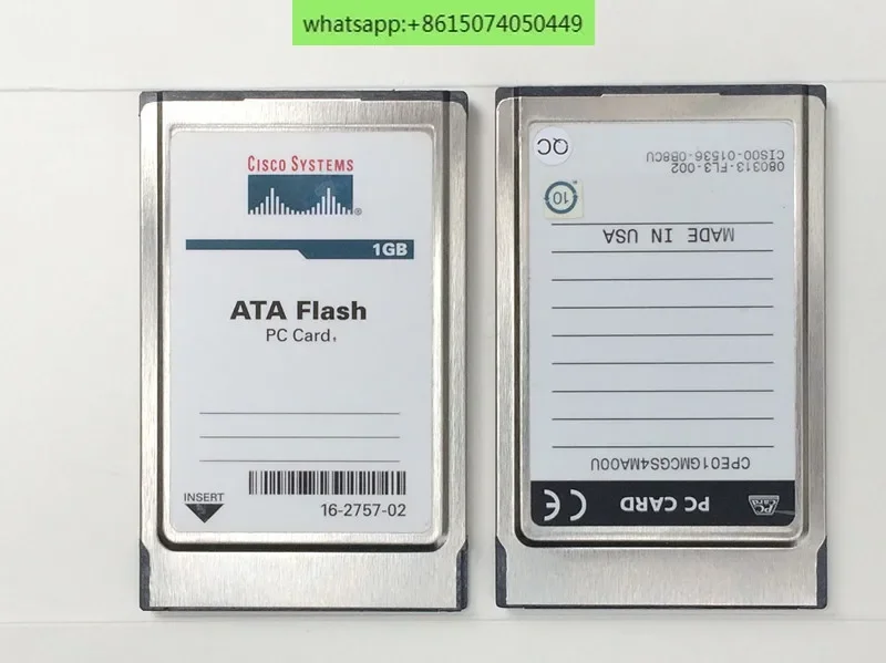 

1G ATA Flash PC Card CARD Cisco Router CNC Machine PCMCIA Карта памяти