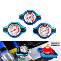 Thermost Radiator Cap Tank Cover Water Temperature Gauge 0.9Bar 1.1Bar 1.3 Bar Cover Racing Car Big or Small Head