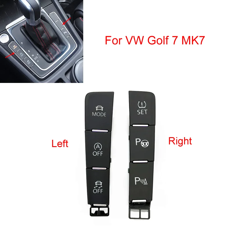 For VW Golf 7 MK7 Car ESP OFF Button Start Stop Mode Driving Pattern OPS Parking Assist Model Switch With Wire Harness