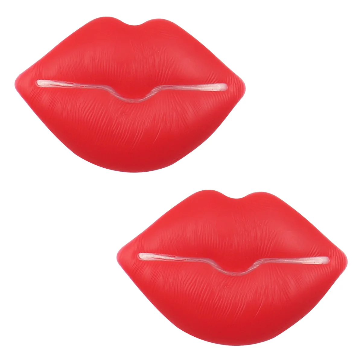 Women's Seamless Latex Heart-shaped Lip-shaped Self-adhesive Bra Feeling Silicone Chest Sticker Anti-bumping Light Glue Latex