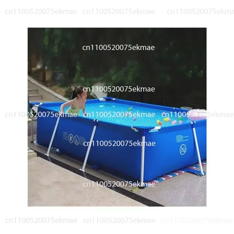 Large Household PVC Folding Pool for Adults and Children Outdoor Non-inflatable Fish Pond Steel Backyard Frame Pool