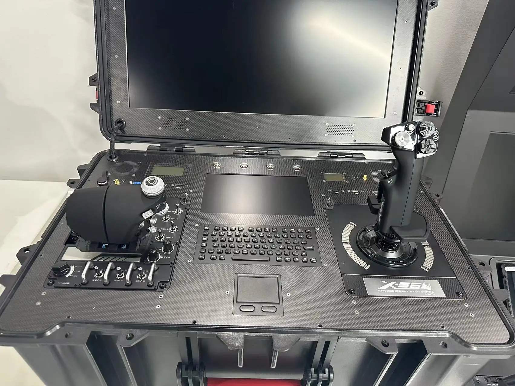 Portátil robusto joystick duplo estação de controle à terra drone uav controle remoto de longo alcance à prova dwaterproof água brilhante drones acessórios