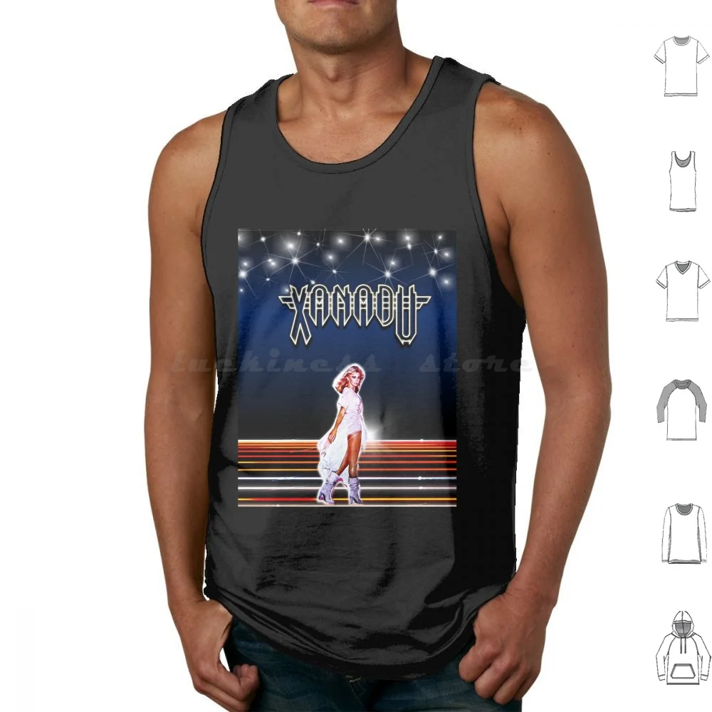 Camisetas sin mangas de algodón con estampado de Xanadu para Fans, Olivia Newton John