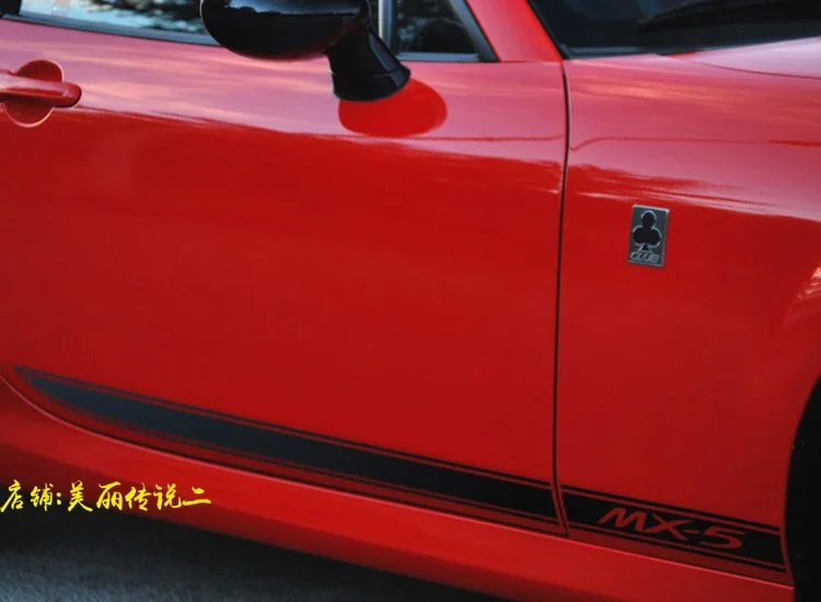 New car stickers FOR Mazda MX5 door decoration custom sports letter decals film accessories