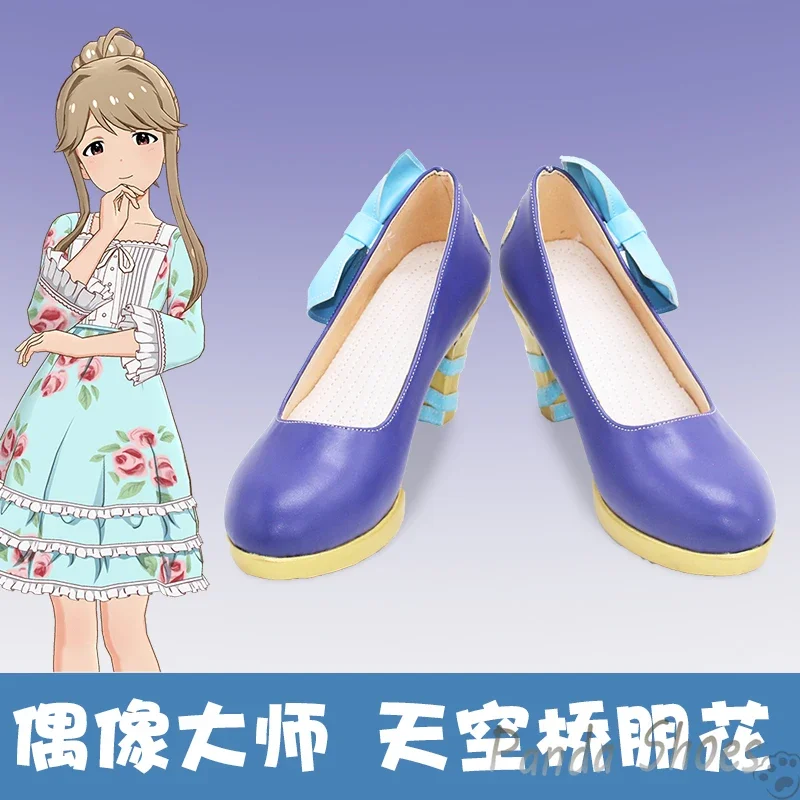 

Game Rebellion Tenkubashi Tomoka Cosplay Shoes Anime Cos Comic Cosplay Costume Prop Shoes for Con Halloween Party