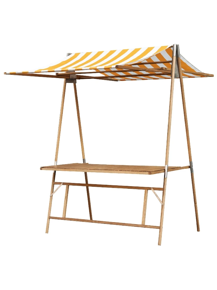 

Solid wood counter light box hanging shelf removable camp storage shelf