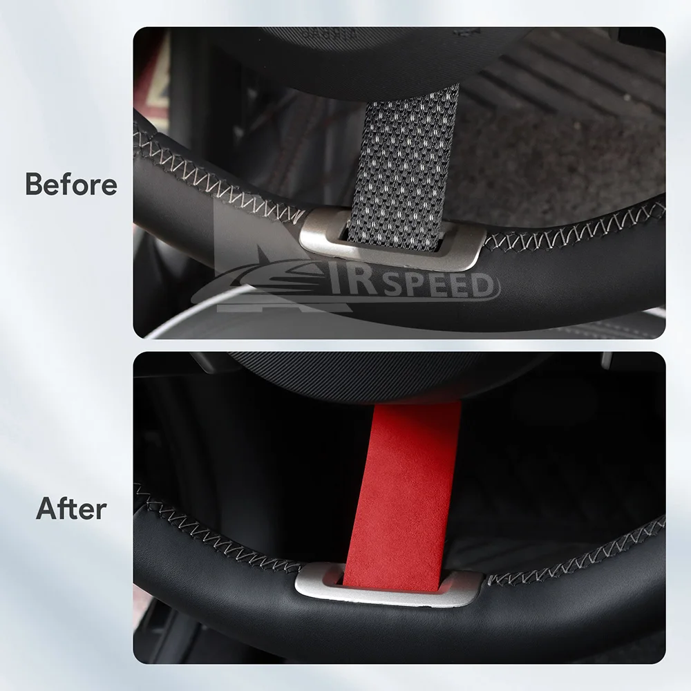 For BMW Mini Cooper S F65 F66 F67 Electric EV J01 E SE Aceman J05 U25 Countryman 2024 2025 Steering Wheel Below Sticker Flannel