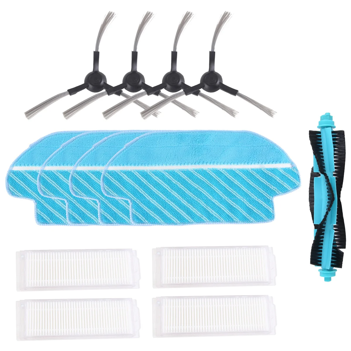 ل Cecotec Conga 3290 3390 3490 3590 3690 3790 3890 الترا التيتانيوم الحيوية روبوت فراغ أجزاء الجانب الرئيسي فرشاة Hepa FilterBAAN