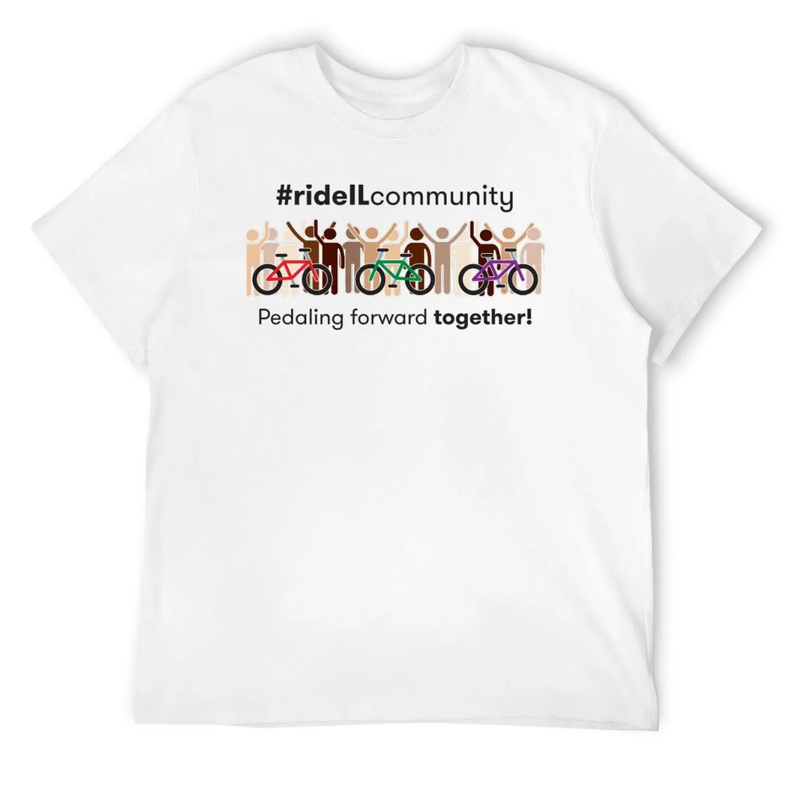 Ride Illinois Community T-Shirt hippie clothes sports fans plain t shirts men