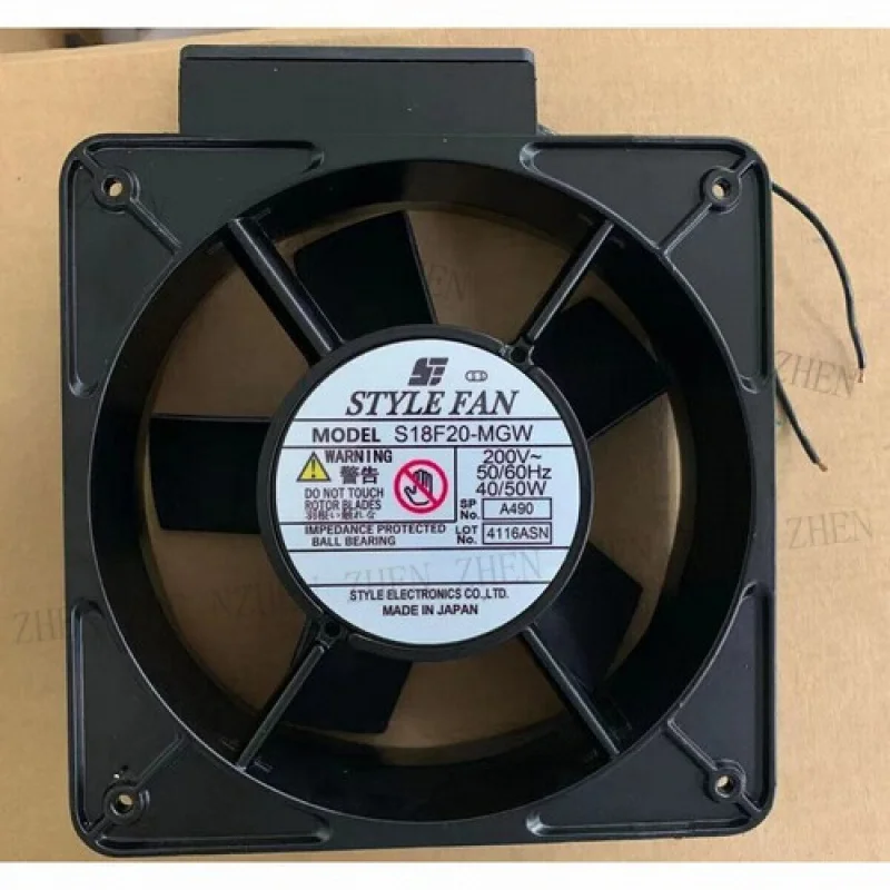 Y  1 Pc. New For STYLE FAN S18F20-MGW 200V 40/50W 180*180*65MM Cooling fan