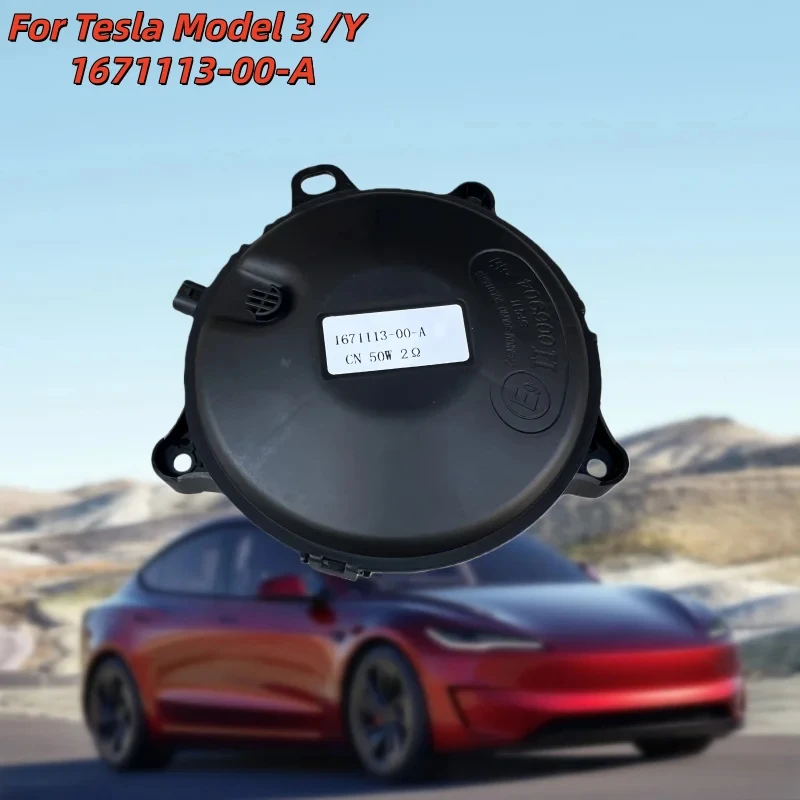 Pedestrian Warning Speaker For Tesla Model 3 Y 2017-2021, Car Alert Sound System With 1671113-00-A Replacement Part