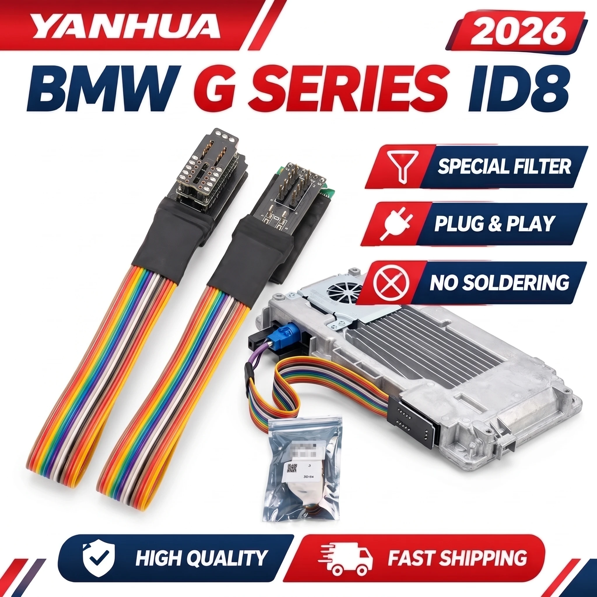 Yanhua ID8 Special CAN Filter for BMW G Series G20 G30 X5 X6 Instrument Cluster Plug No Soldering Car Diagnostic Mechanic Tools