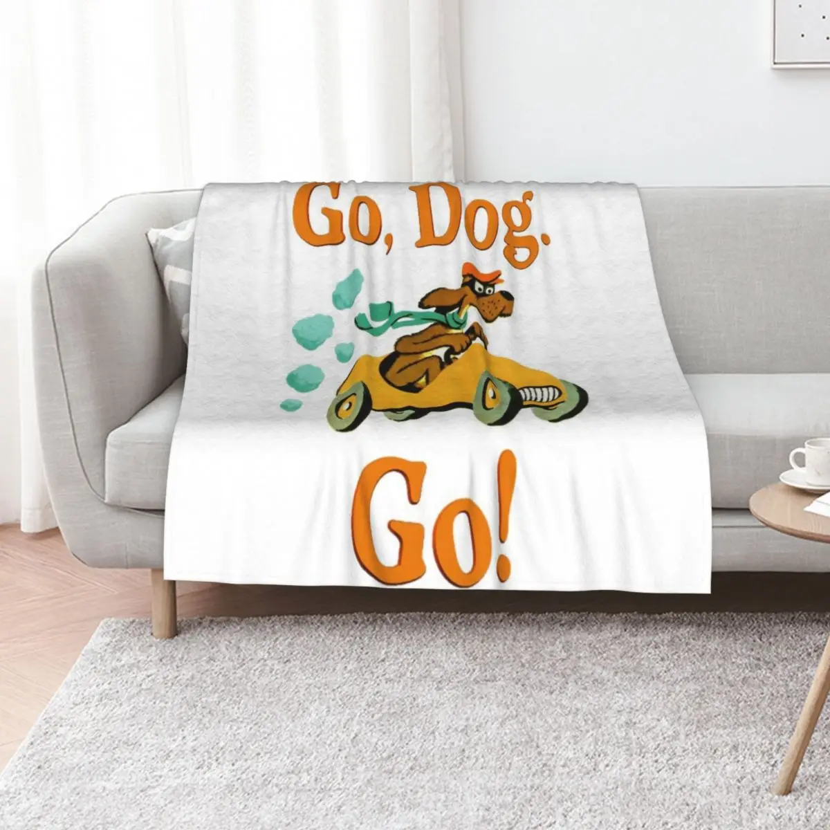 Go, Dog. Go! Throw Blanket heavy to sleep Beautifuls Decoratives Bed covers Sofa Quilt Kid'S Blankets