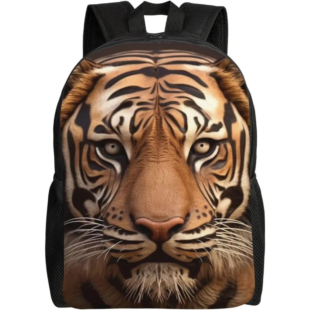 

3d милый рюкзак с головой тигра, водонепроницаемый легкий рюкзак для ноутбука, сумка на плечо, повседневный рюкзак для женщин и мужчин