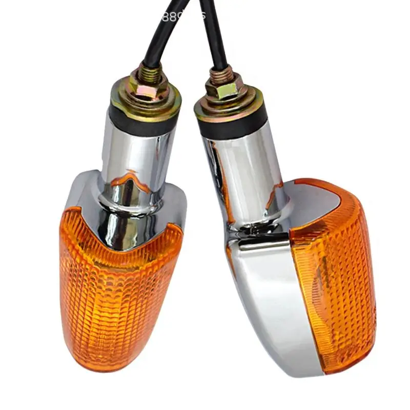 Motorcycle Turning Light for Suzuki Haojue Lifan Loncin Yamaha Jialing EN125 JC150 HJ125 DY125 GT125 QJ150 Silver Signal Flasher