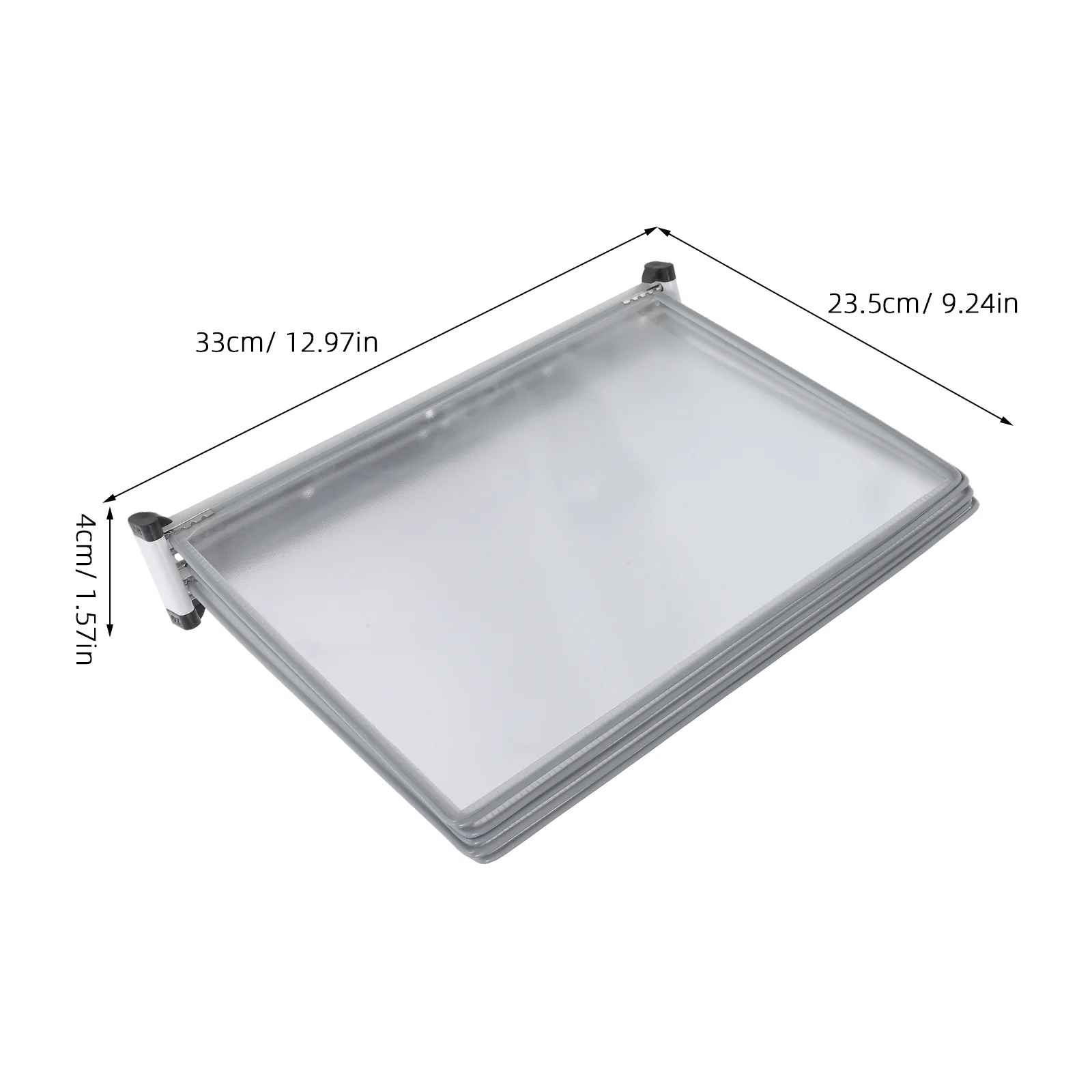 5 Page A4 Hanging Brochure Display Rack Document Holder For Space Saving Wall File Organizer For Conferences Workspace