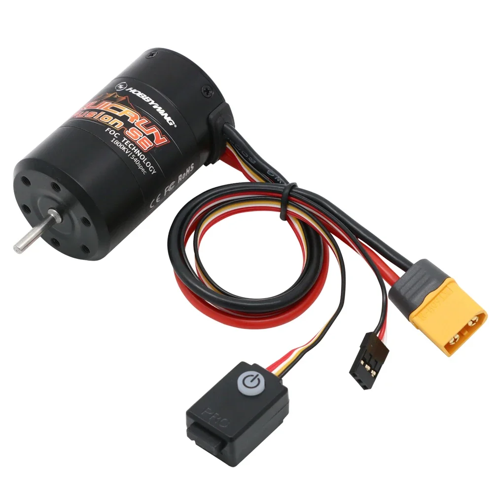 RoRuSHobbywing QuicRun Fusion SE 1200KV / 1800KV Sensored Brushless Motor Built In 40A ESC 2 In 1 Waterproof For 1/10 1/8 RC Car