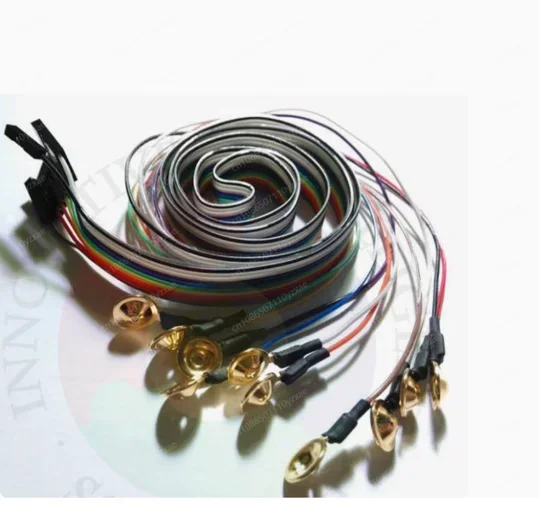 The Gold Plated Disc Advanced EEG Brain Electrode Line Is Suitable for EEG Modules Such as OpenBCI/ThinkGear